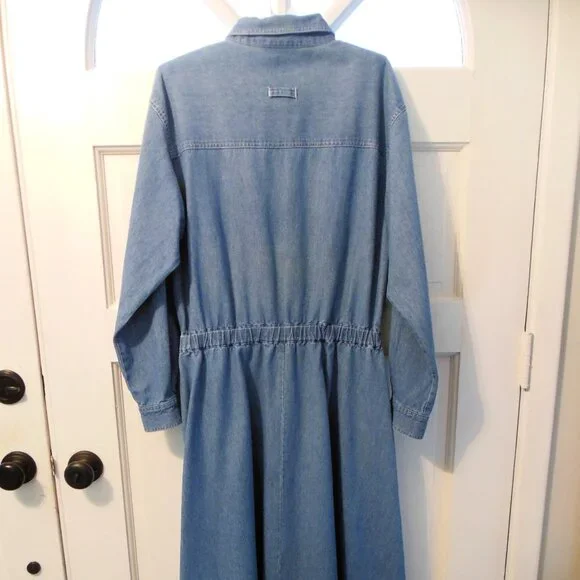 FADS 100% Cotton Denim Dress - Picture 3 of 9